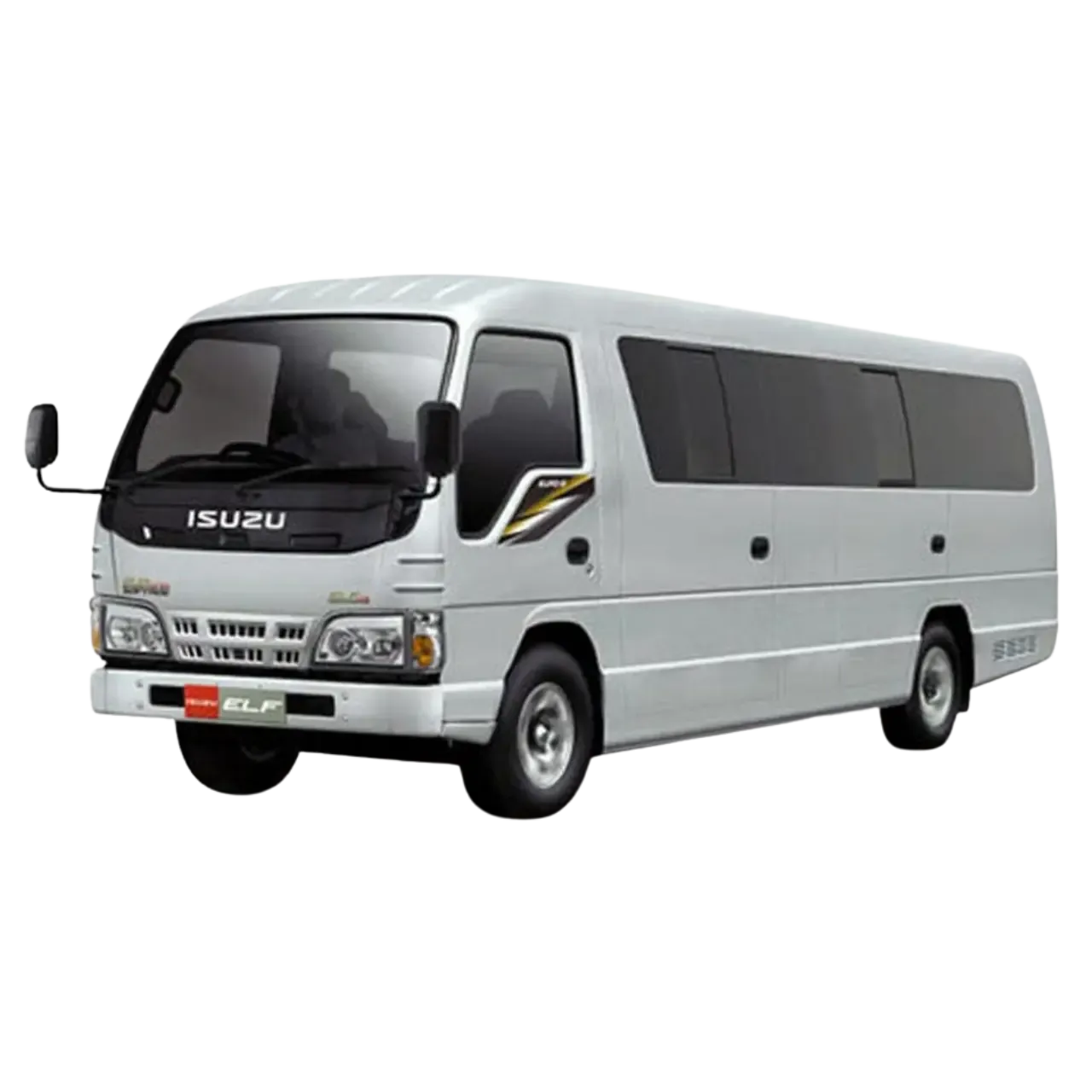 Isuzu Elf Nusa Indah Transport tampak samping